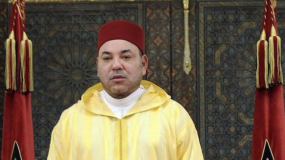 El rey marroquí, Mohamed VI