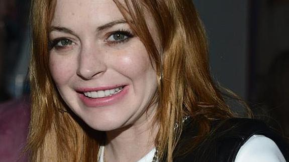 La actriz Lindsay Lohan. 