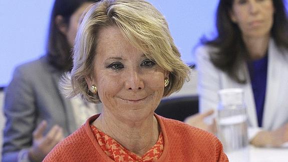 Esperanza Aguirre. 