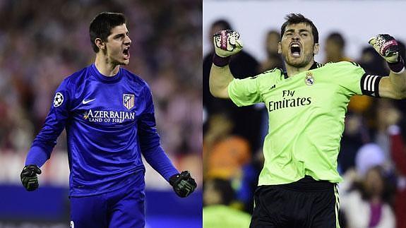 Courtois y Casillas. 