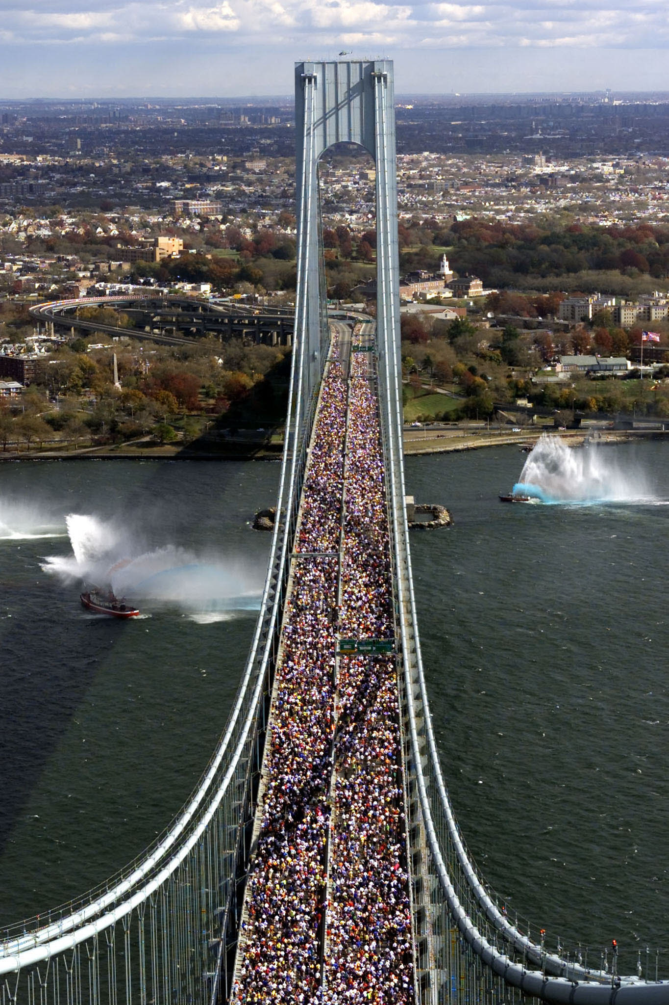 Una vista del Maratón de Nueva York.