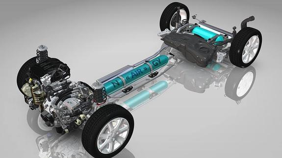 La tecnología híbrida del grupo PSA con aire comprimido y motor térmico será una realidad en poco tiempo.