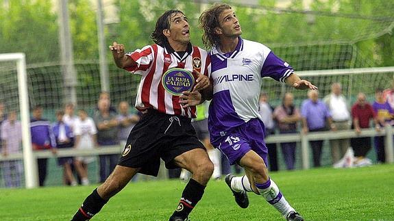  Partido entre el Alavés y el Logroñés en 2001. 