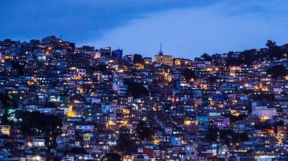 Rocinha, la favela más grande de Brasil. 