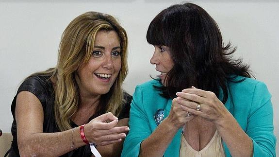 Susana Díaz y Micaela Navarro 