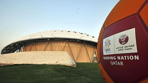 Modelo de estadio presentado por Catar 2022. 