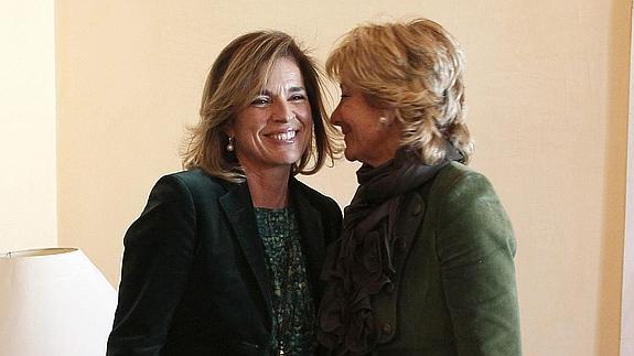 Ana Botella y Esperanza Aguirre.