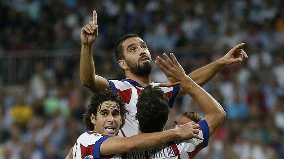 Arda celebra el segundo gol ante el Madrid. 