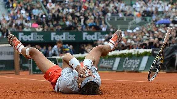 Nadal, en Roland Garros 2013. 