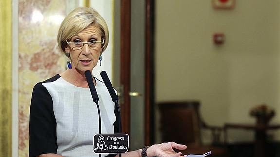 La líder de UPyD, Rosa Díez. 