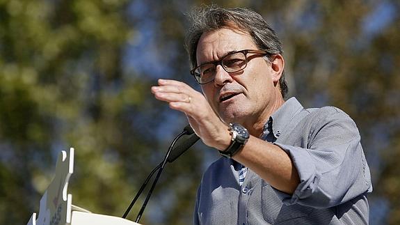 Artur Mas, en Manresa.