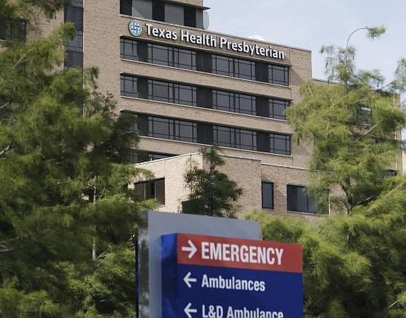 Imagen del hospital Presbiteriano de Texas, donde trabaja el sanitario. 