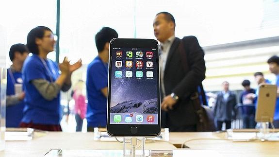 El último modelo de iPhone llegó esta semana a China. 