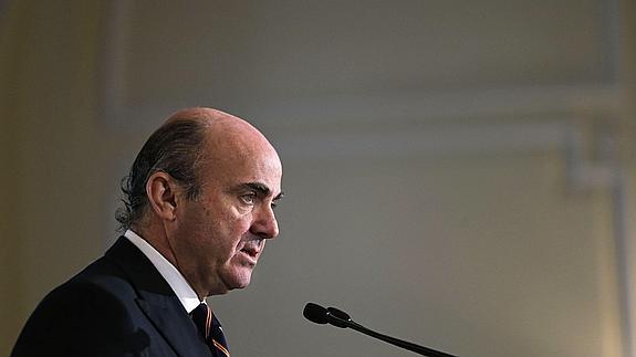 El ministro de Economía, Luis de Guindos.