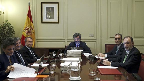 Reunión de la Comisión Permanente del CGPJ. 