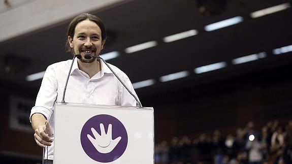 El líder de Podemos, Pablo Iglesias. 