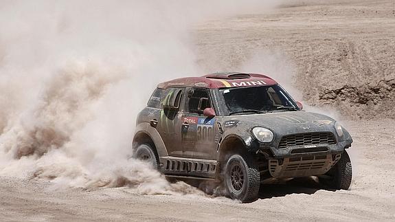 Nani Roma, en el Dakar 2015.