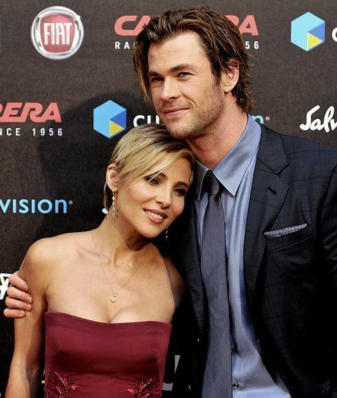 Elsa Pataky y Chris Hemsworth. 