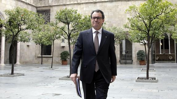 El presidente de la Generalitat, Artur Mas. 