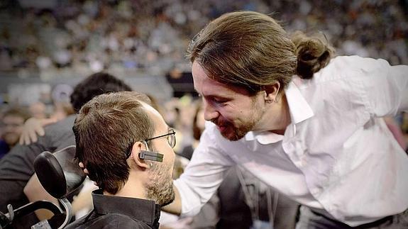 Iglesias y Echenique, en un acto de Podemos 