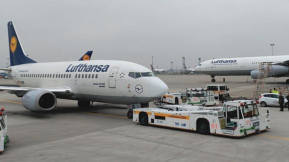 El remolque ya funciona en el aropuerto de Frankfurt, Alemania.