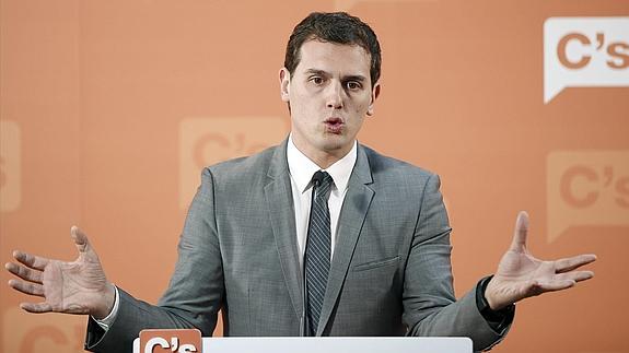 Albert Rivera, líder de Ciudadanos. 