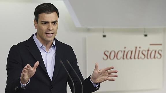 El secretario general del PSOE, Pedro Sánchez. 