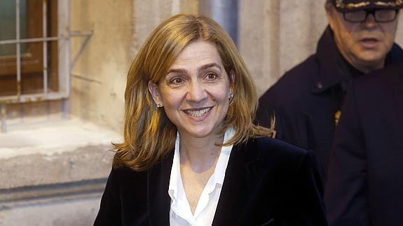 La infanta Cristina.