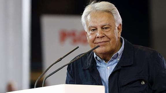 El expresidente del Gobierno Felipe González. 