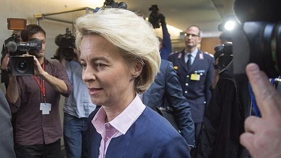 La ministra alemana de Defensa, Ursula von der Leyen. 