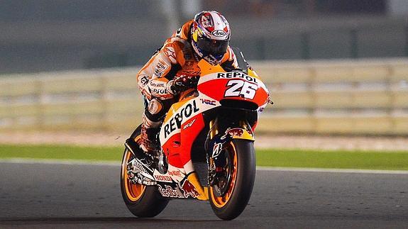 Dani Pedrosa, en el circuito de Catar. 