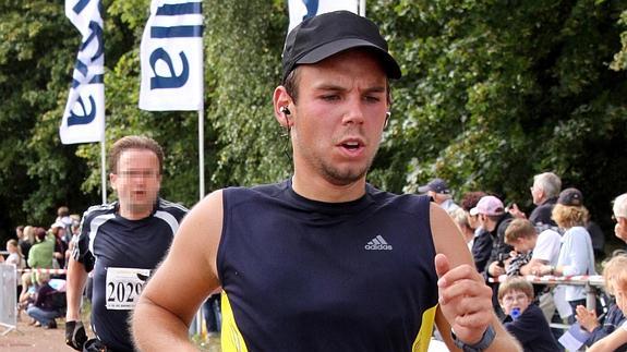 Andreas Lubitz, el copiloto acusado de estrellar deliberadamente en los Alpes un avión de Germanwings.