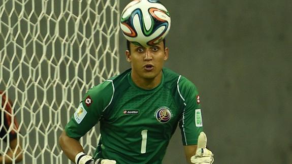 Keylor Navas, durante un partido con Costa Rica. 