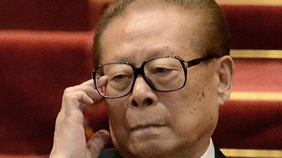 El expresidente chino Jiang Zemin. 