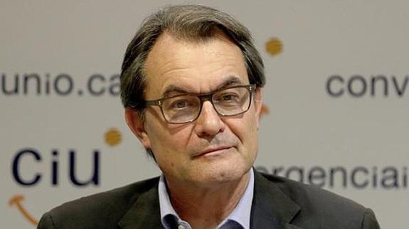 El presidente de la Generalitat y de CiU, Artur Mas. 