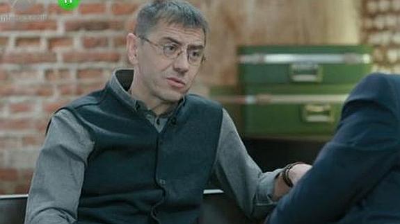 El ex número tres de Podemos, Juan Carlos Monedero. 