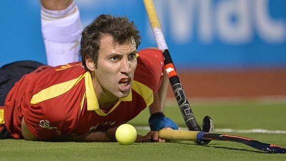 Marc Salles, en un partido de la selección. 