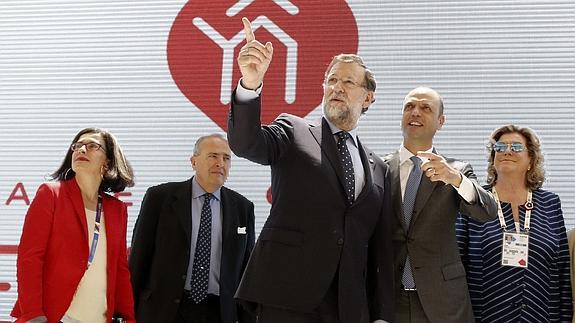 Mariano Rajoy, en Milán. 