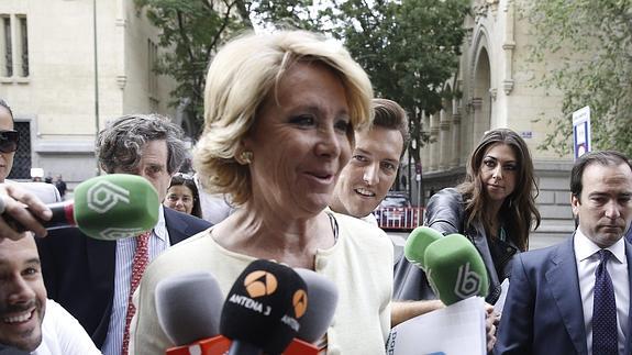Esperanza Aguirre.