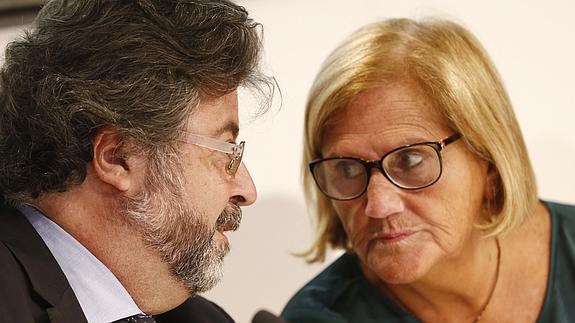 Antoni Castellà y Núria de Gispert, miembros del sector crítico de Unió. 