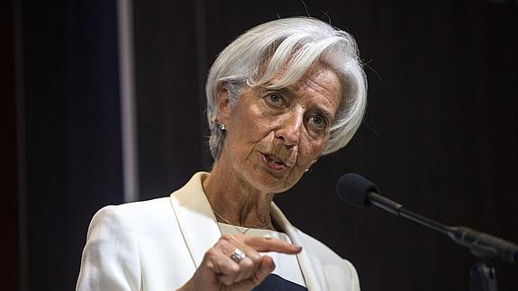 Christine Lagarde, directora del FMI. 