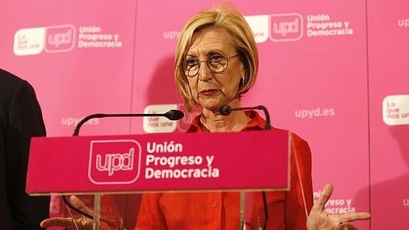 La diputada de UPyD, Rosa Díez. 