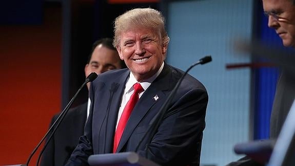 El magnate y candidato a las primarias republicanas de 2016 Donald Trump.