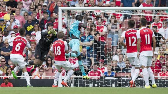 Kouyaté marca el 0-1. 