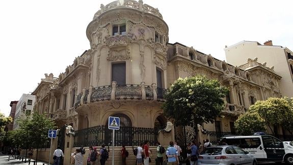 La sede de la SGAE, en Madrid. 