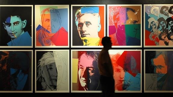 Serie 'Diez retratos de judíos del siglo XX' de Andy Warhol.