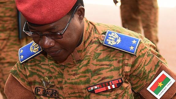 El general Pingrenoma Zagre, líder del Ejército de Burkina Faso.