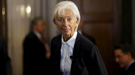 La directora general del FMI, Christine Lagarde.