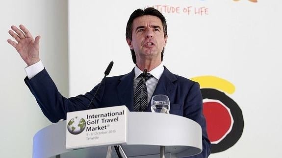 El ministro de Industria, Energía y Turismo, José Manuel Soria. 