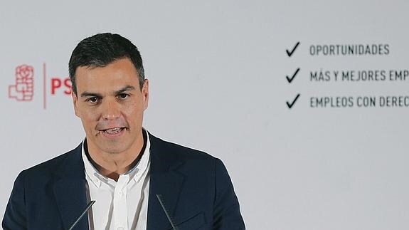 El secretario general del PSOE, Pedro Sánchez.